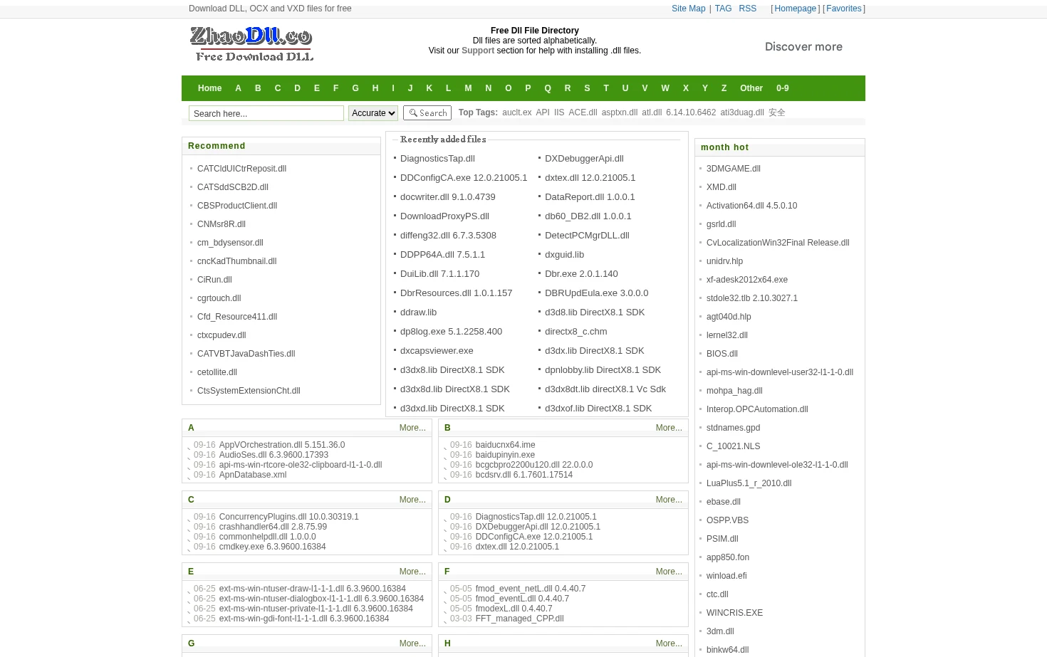 Free Download DLL zhaodll and Support Forum 页面快照